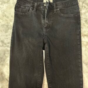 Madewell Black Straight Jeans Classic Style